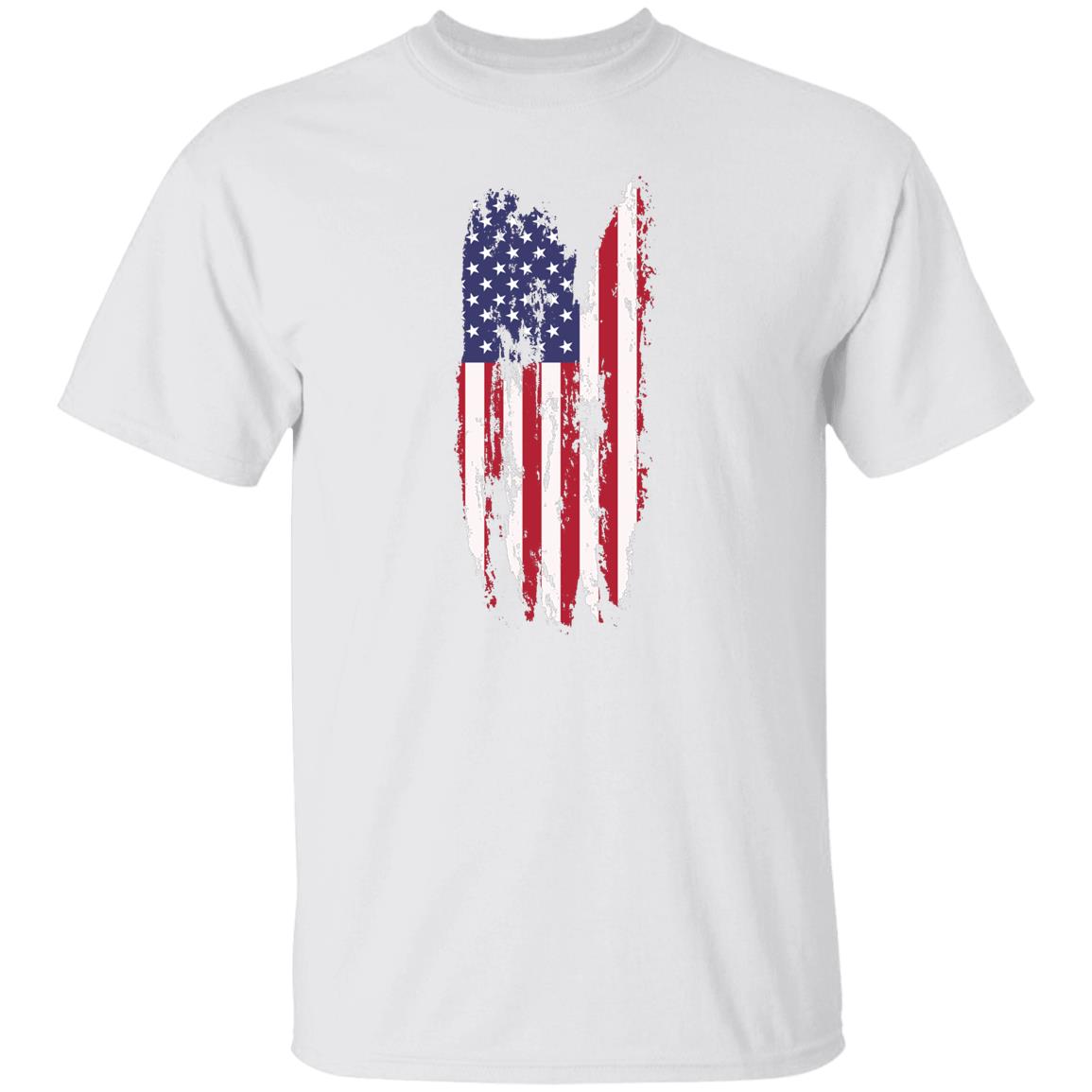 Battle Worn American Flag | G500 5.3 oz. T-Shirt