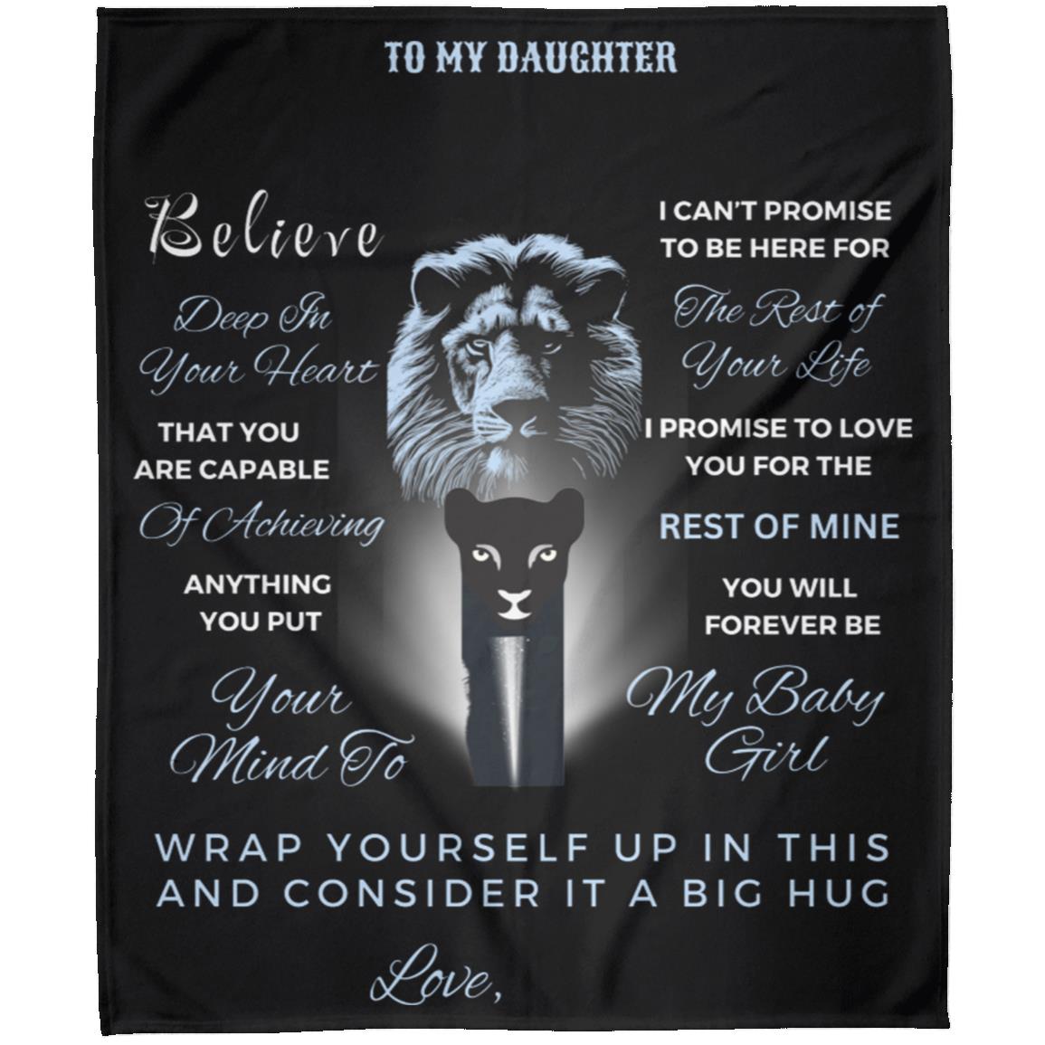 Personalize Daughter's FLM Arctic Fleece Blanket 50x60