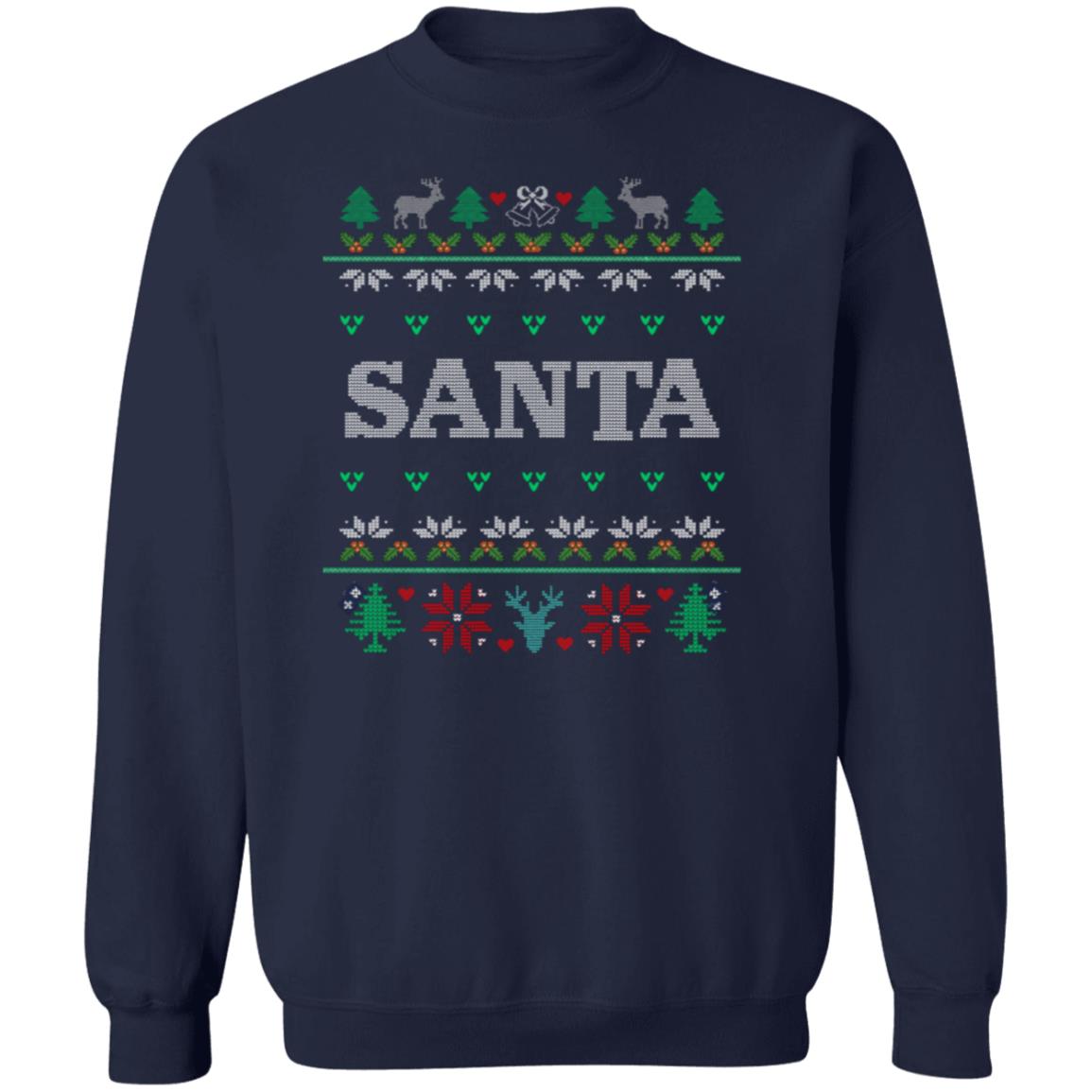 Santa Came Twice | Couples Matching Ugly Sweater