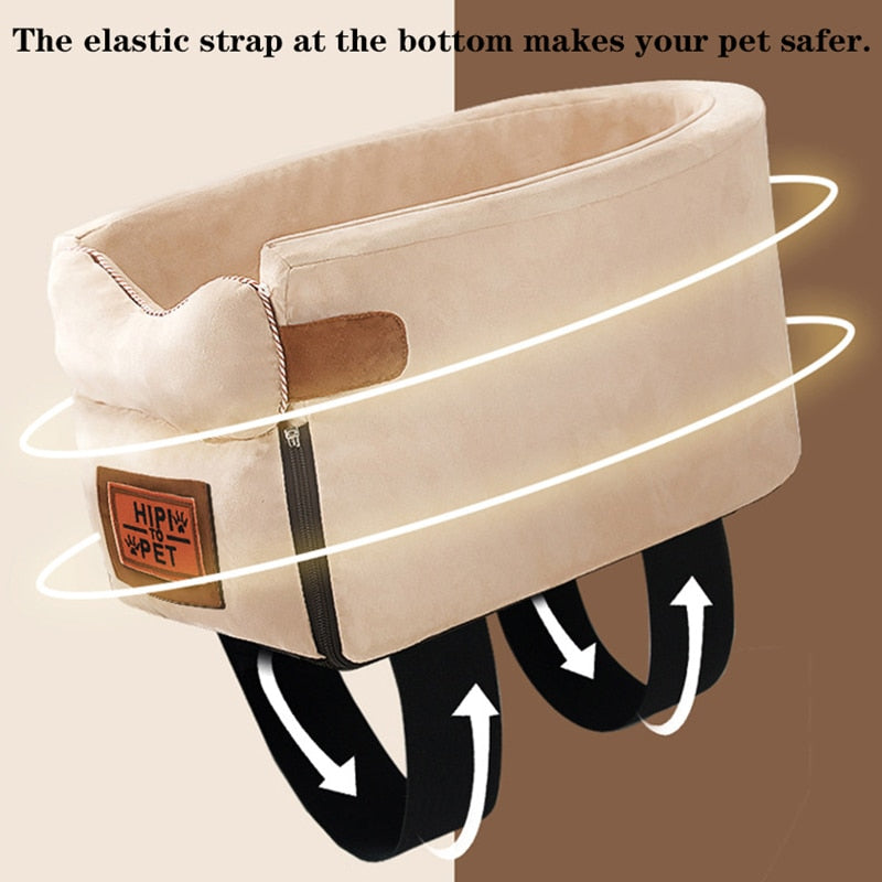 Center Console Small Dog Car Seat