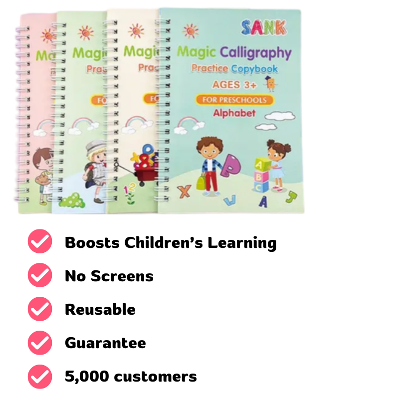 Julindie's Fun Learning Magic Practice Copybook