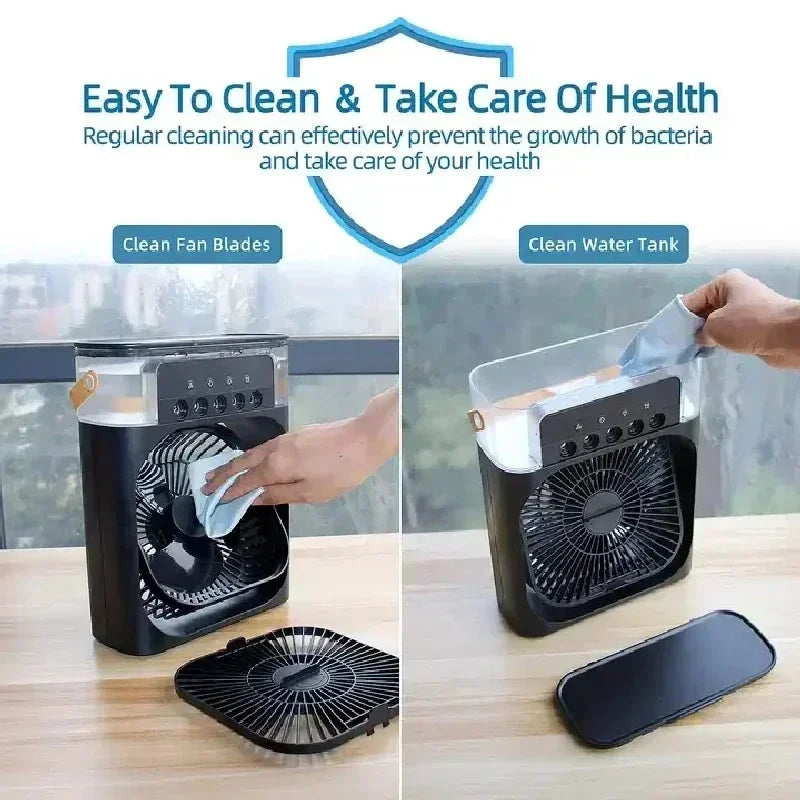 AqairMist Portable Water Misting Air Fan Conditioner