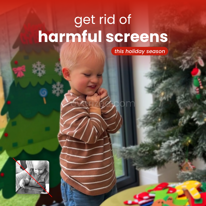 Toddler's Interactive Felt Christmas Tree