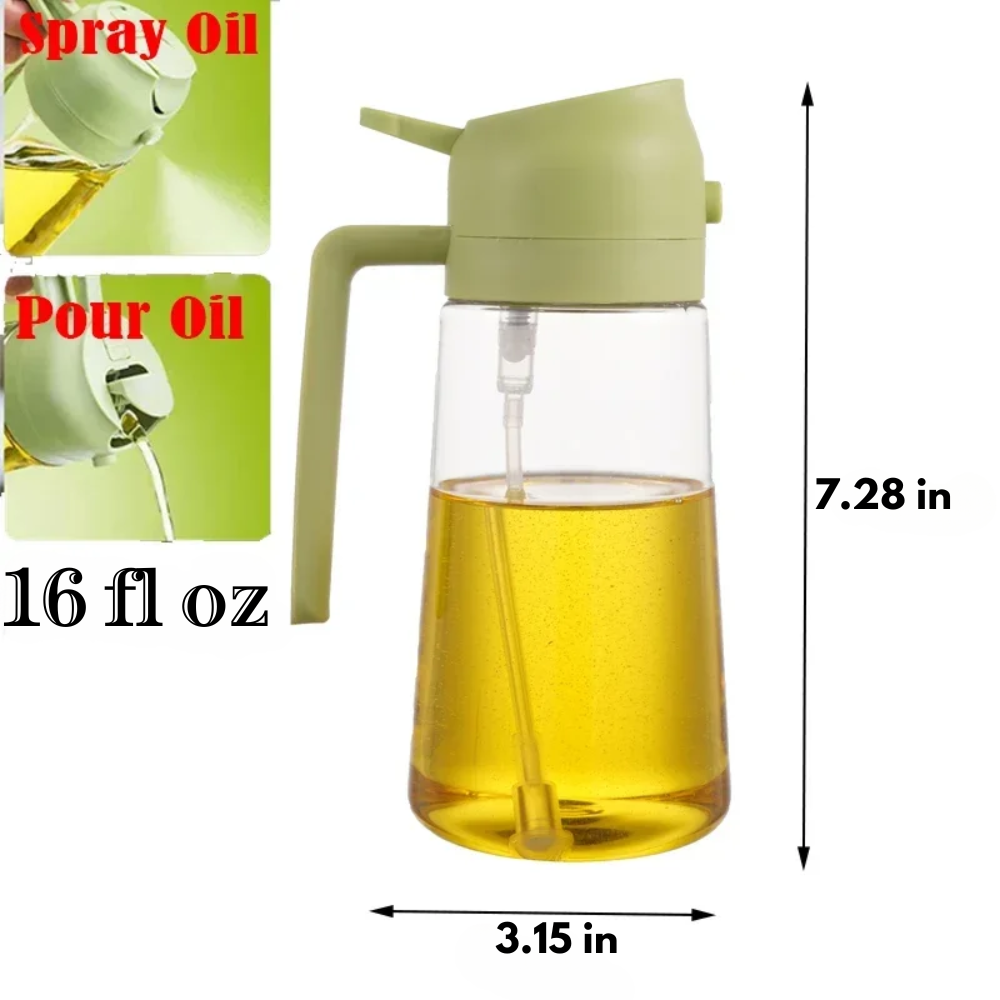 SmartOil Sprayer Pro |🌞 Summer Sale - Buy 2 or More For 15% Off Order🌻 | 2-in-1 Glass Cooking Oil Dispenser | Multi Use Tool