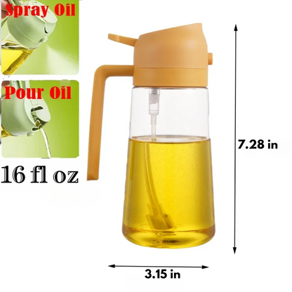 SmartOil Sprayer Pro |🌞 Summer Sale - Buy 2 or More For 15% Off Order🌻 | 2-in-1 Glass Cooking Oil Dispenser | Multi Use Tool