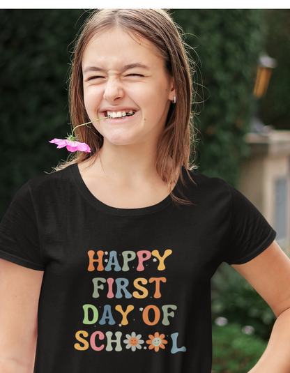 Happy First Day of School | v2-2023628 | G500 5.3 oz. T-Shirt