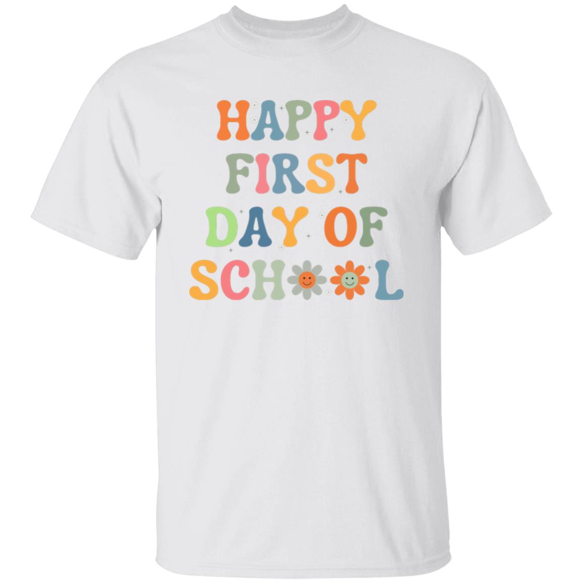 Happy First Day of School | v2-2023628 | G500 5.3 oz. T-Shirt