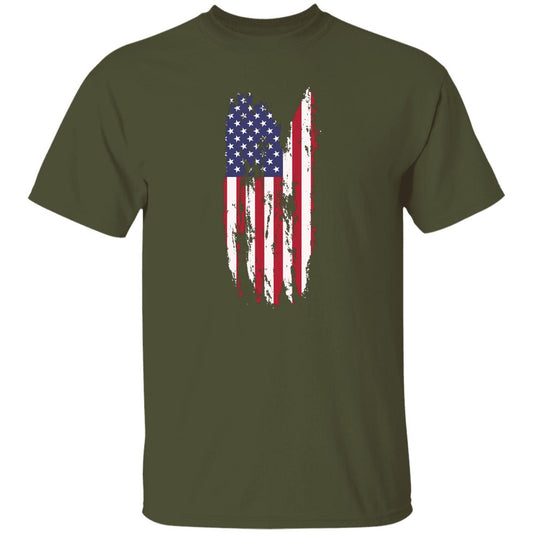 Battle Worn American Flag | G500 5.3 oz. T-Shirt