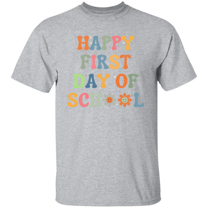 Happy First Day of School | v2-2023628 | G500 5.3 oz. T-Shirt