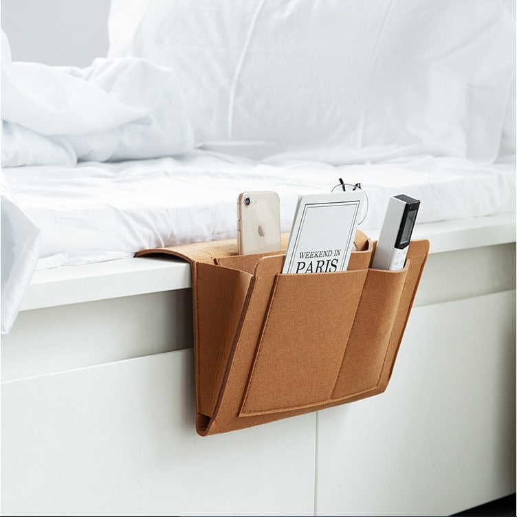 Felt Bedside Organizer Caddy