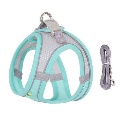 Small Dog Adjustable Harness & Leash Set