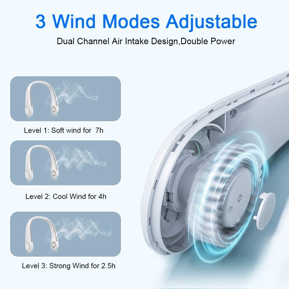 Essential Portable Bladeless Neck Fan-Buy 2 Get 1 Free!