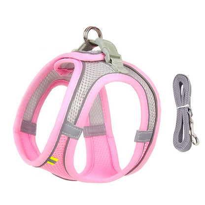 Small Dog Adjustable Harness & Leash Set