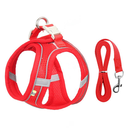 Small Dog Adjustable Harness & Leash Set