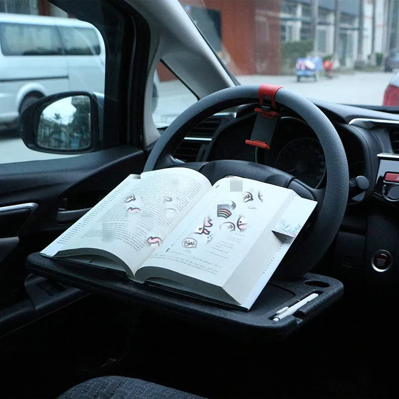 WorknDineMate™  Steering Wheel Laptop Desk & Meal Tray Table