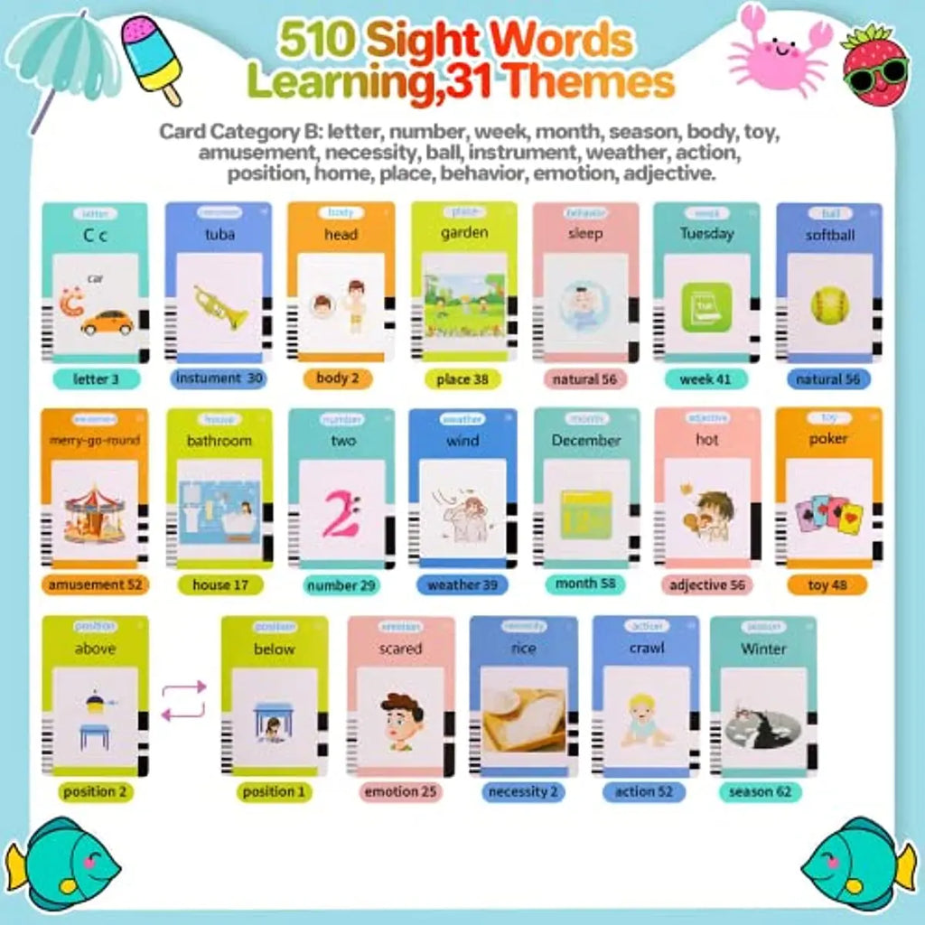 Learning Machine for Kid Talking Flash Cards