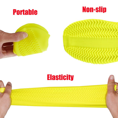 1 Pair Unisex Waterproof Silicone Shoe Covers