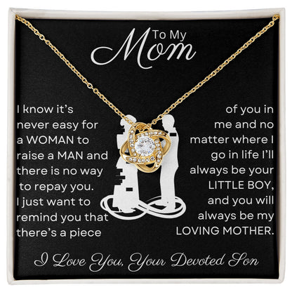 Mom, You Raised a Man | Love Knot Necklace