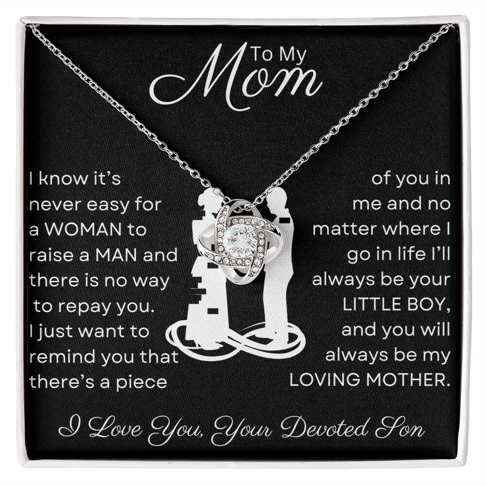 Mom, You Raised a Man | Love Knot Necklace