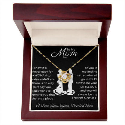 Mom, You Raised a Man | Love Knot Necklace