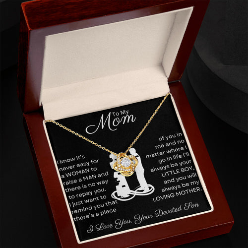 Mom, You Raised a Man | Love Knot Necklace