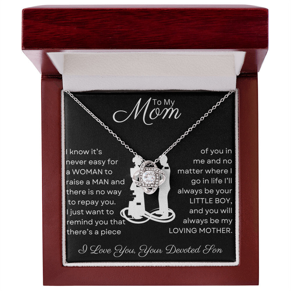 Mom, You Raised a Man | Love Knot Necklace