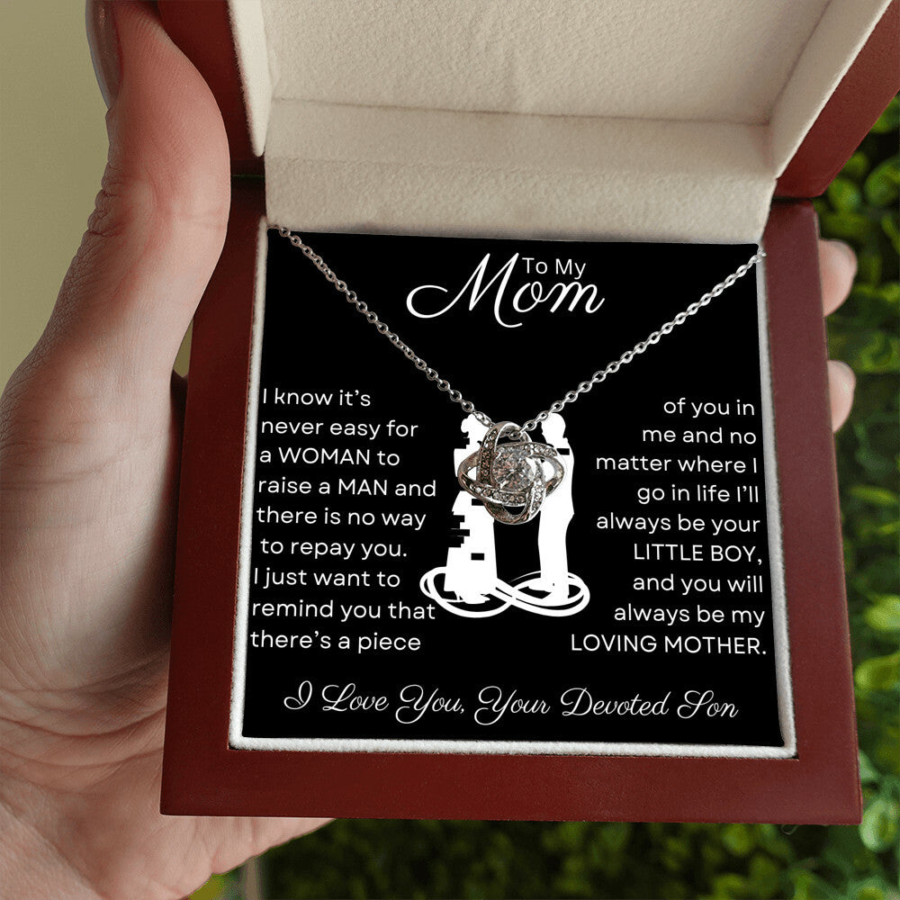 Mom, You Raised a Man | Love Knot Necklace