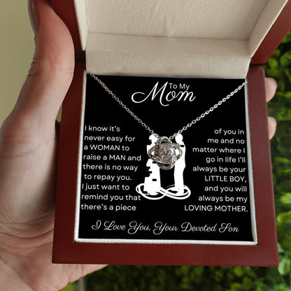 Mom, You Raised a Man | Love Knot Necklace