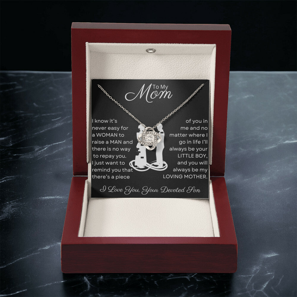 Mom, You Raised a Man | Love Knot Necklace