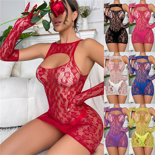 Exquisite Mesh Lingerie Set