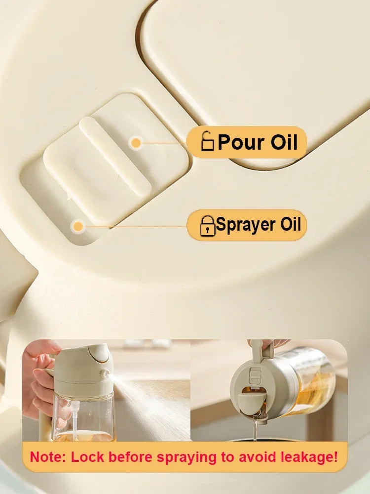 SmartOil Sprayer Pro |🌞 Summer Sale - Buy 2 or More For 15% Off Order🌻 | 2-in-1 Glass Cooking Oil Dispenser | Multi Use Tool