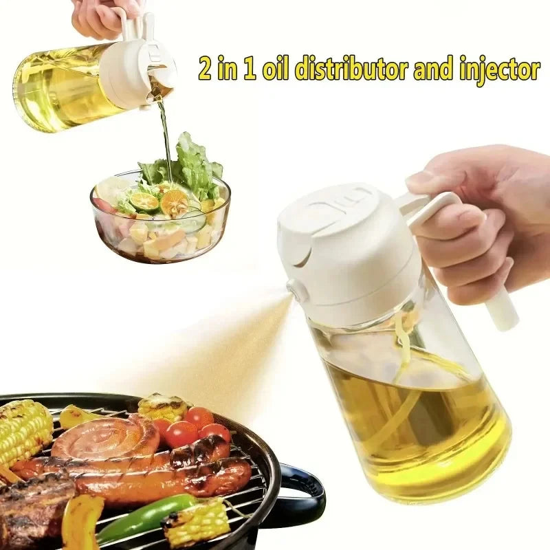 SmartOil Sprayer Pro |🌞 Summer Sale - Buy 2 or More For 15% Off Order🌻 | 2-in-1 Glass Cooking Oil Dispenser | Multi Use Tool