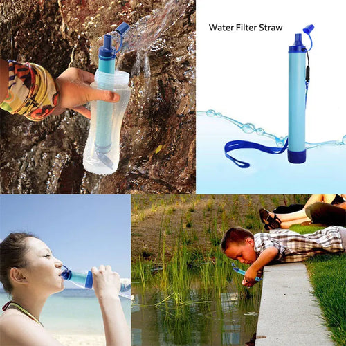 Surviflo™ Survival Water Straw | Camping Water Filter | Emergency Clean Water